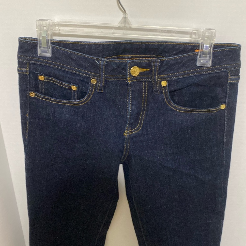 Tory Burch Classic Tory Boot Cut Jeans